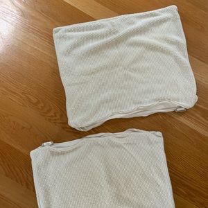 2 Pottery Barn pillow sweater shams